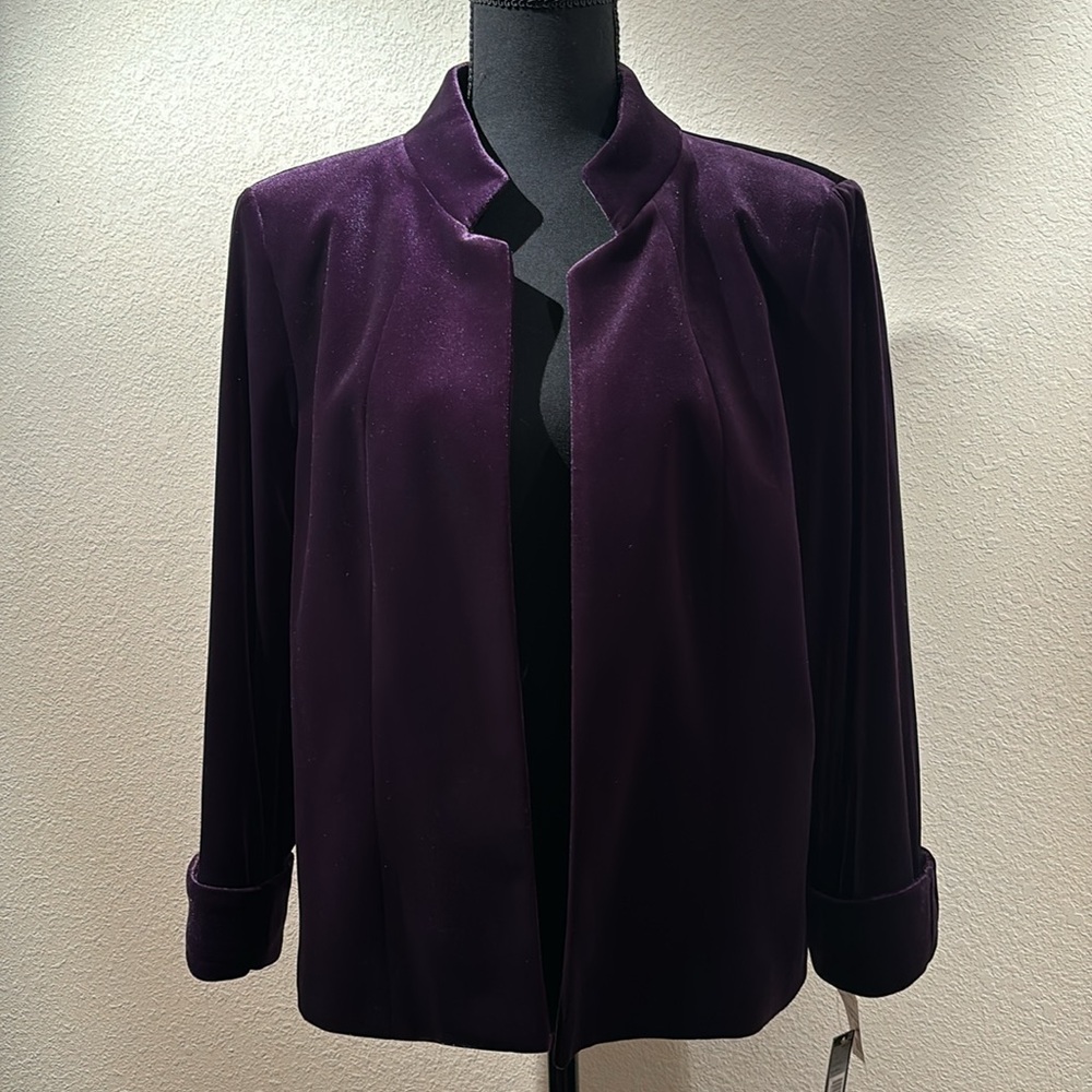 Tahari Velvet Blazer